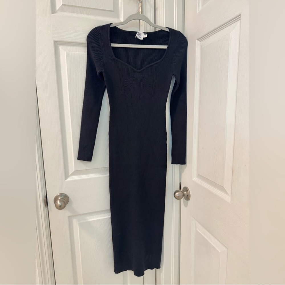 PRIINCESS POLLY long sleeve midi dress S/M - Picture 3 of 6